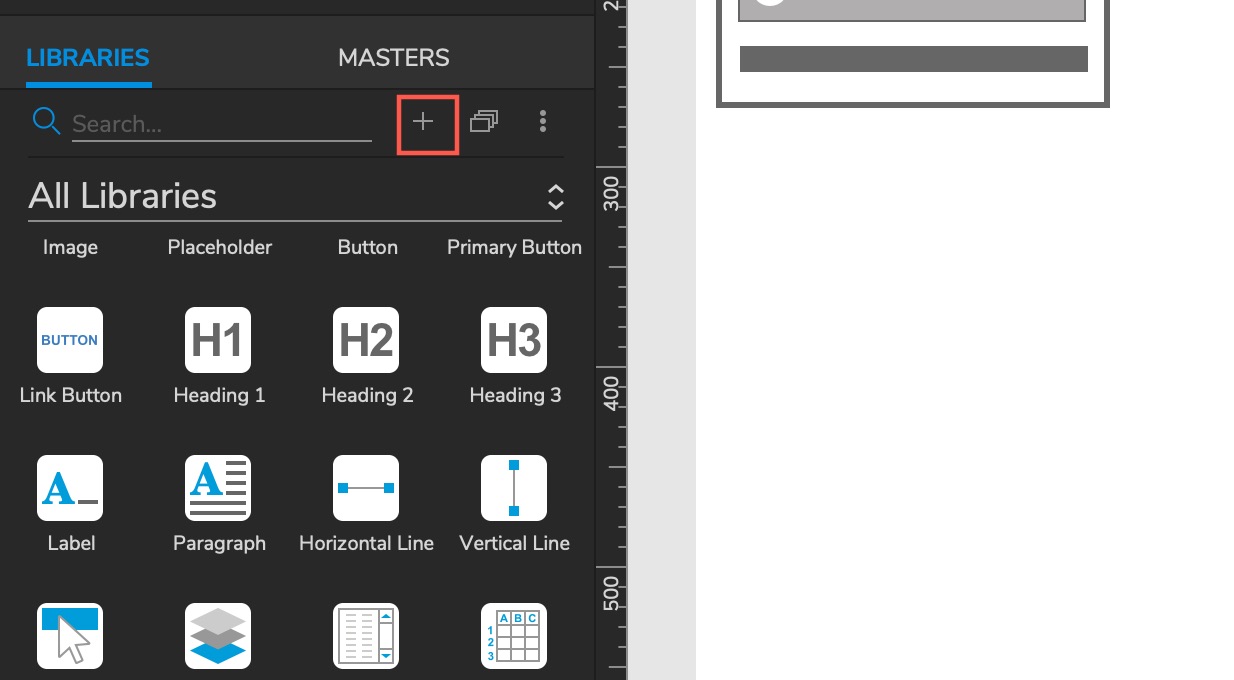Add-Axure-widget-library-Axure-9