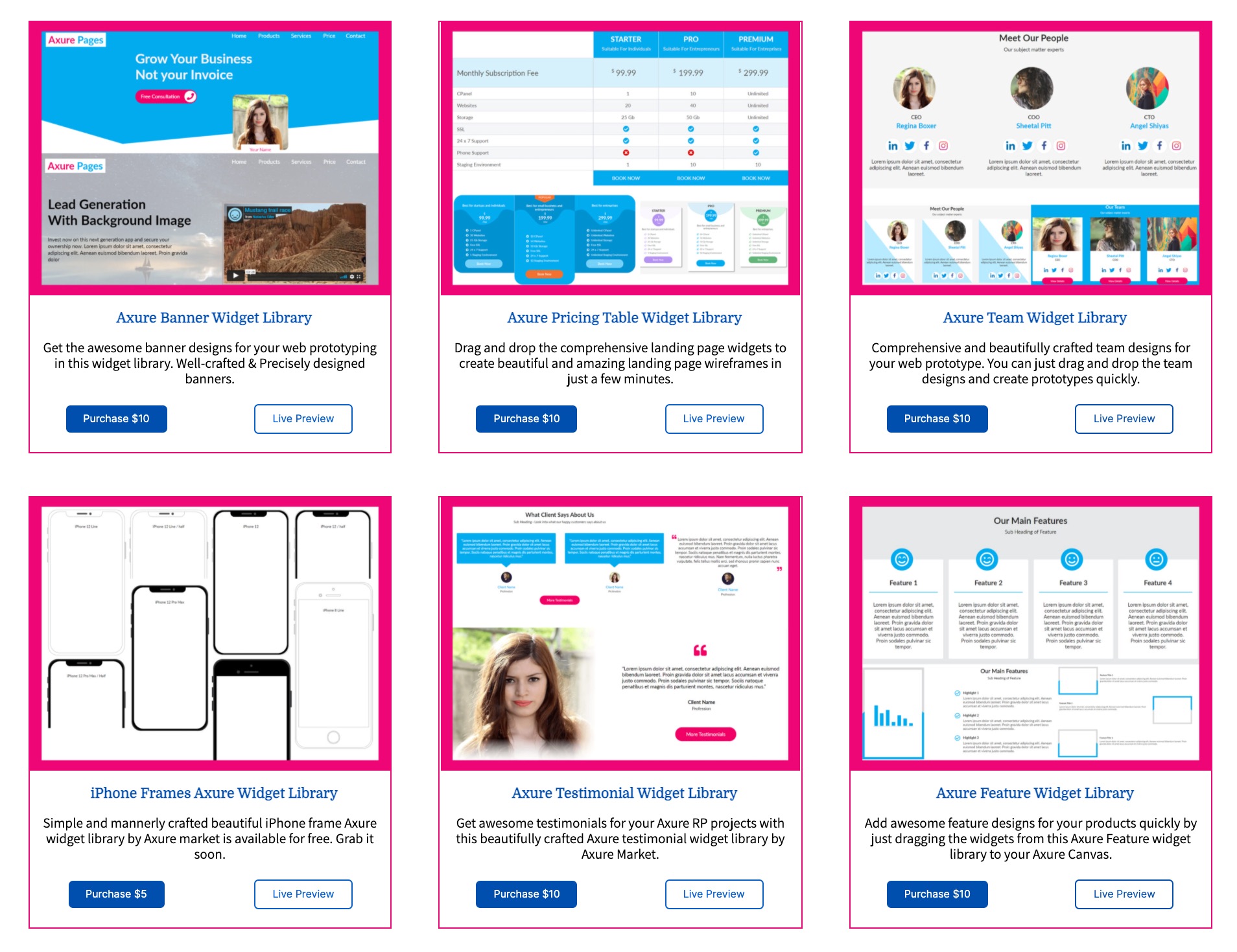 Axure-Market-Widget-Libraries